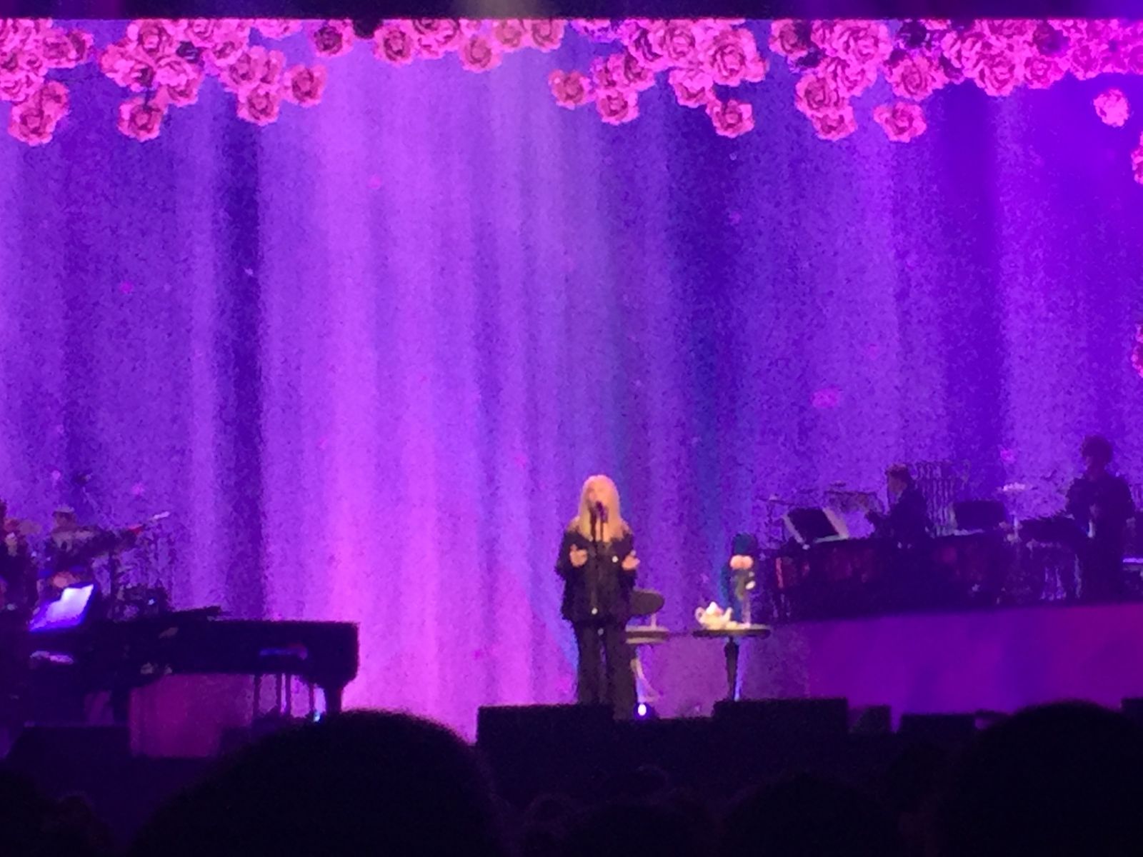 floor 2, row 17 seat view  for concert - sap center