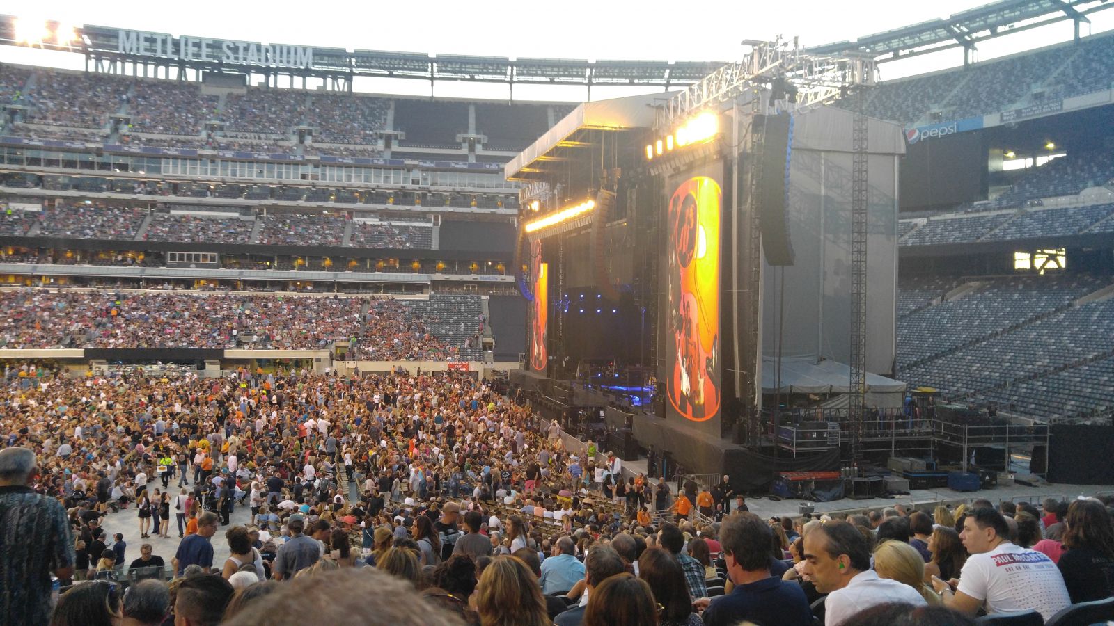 Metlife Stadium Concert Interactive Seating Chart Elcho Table