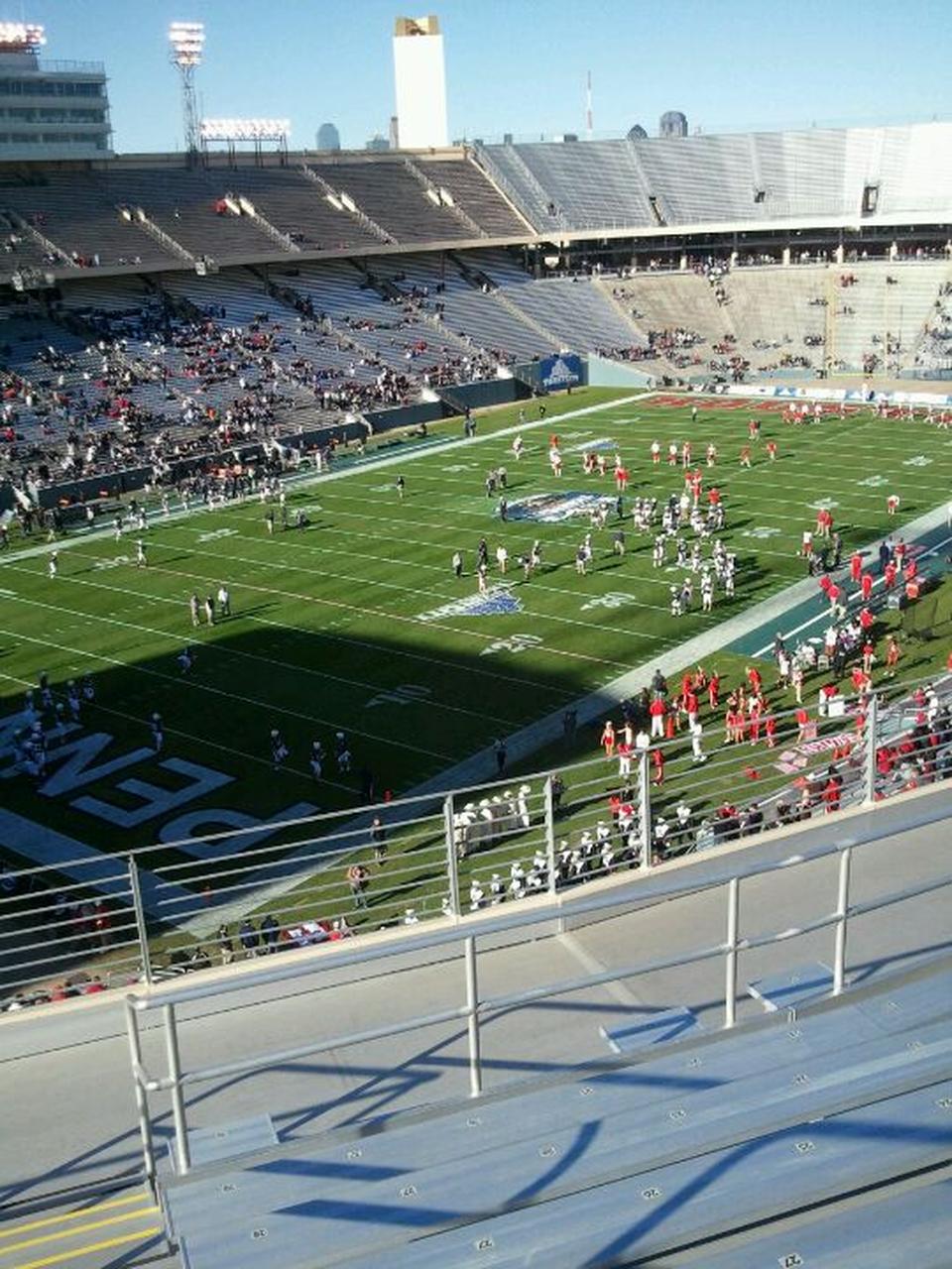 Cotton Bowl Seating View