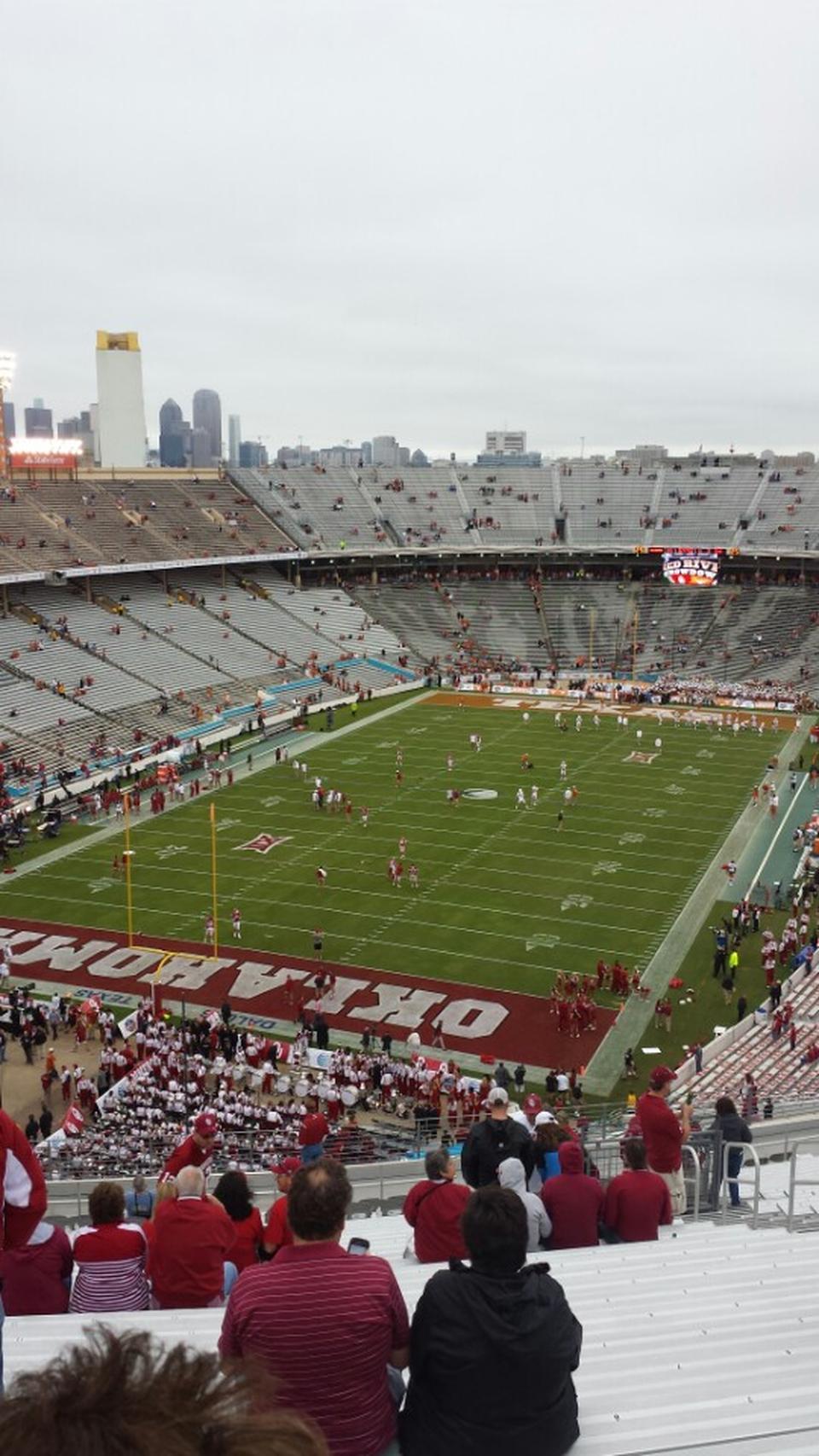 Cotton Bowl Seating Chart View