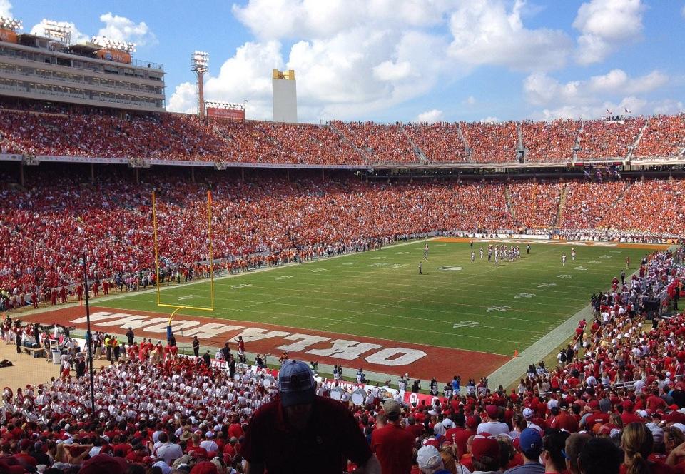 section 30 seat view  - cotton bowl