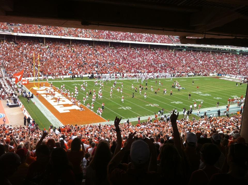 section 10 seat view  - cotton bowl