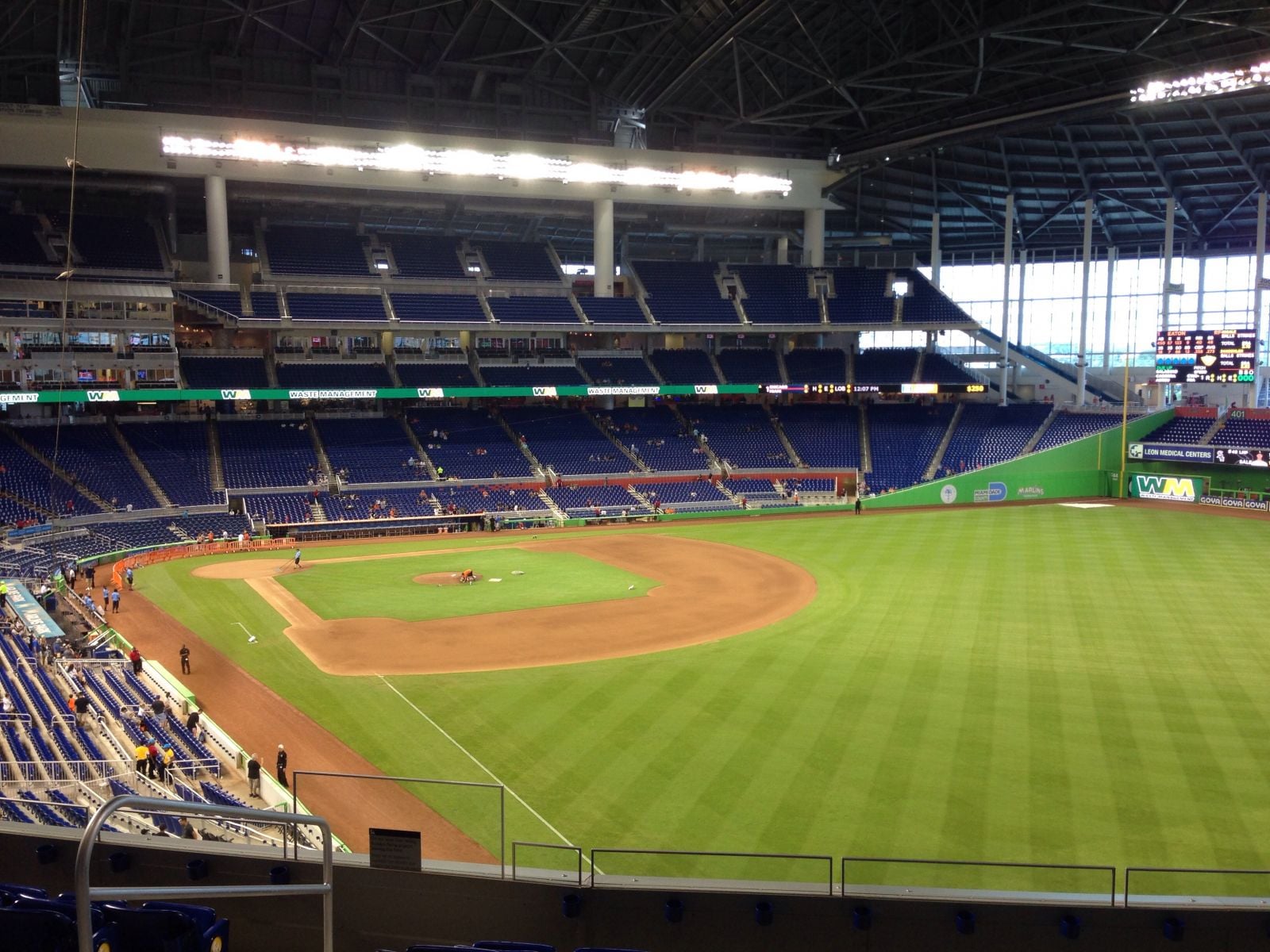 section 201, row 7 seat view  for baseball - loandepot park