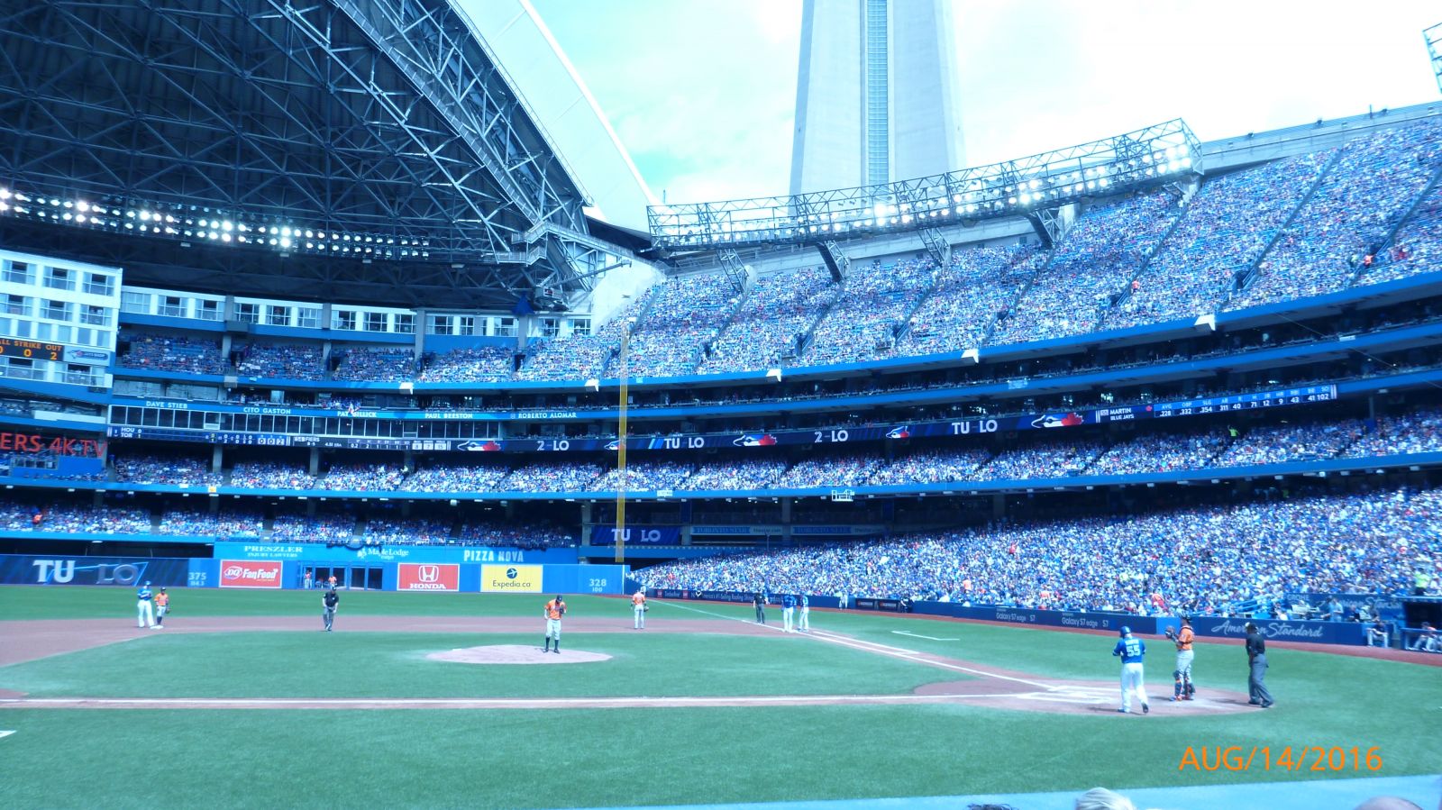 Toronto Blue Jays Seating Guide - Rogers Centre - RateYourSeats.com
