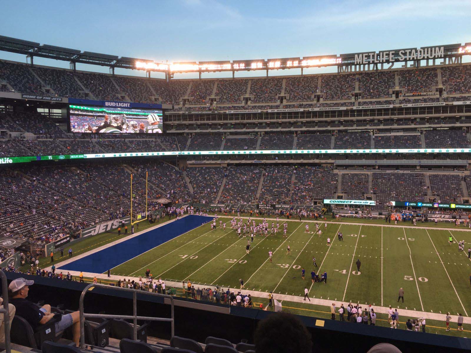 section 239, row 7 seat view  for football - metlife stadium