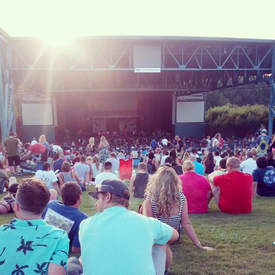 lawn seat view  - veterans united home loans amphitheater