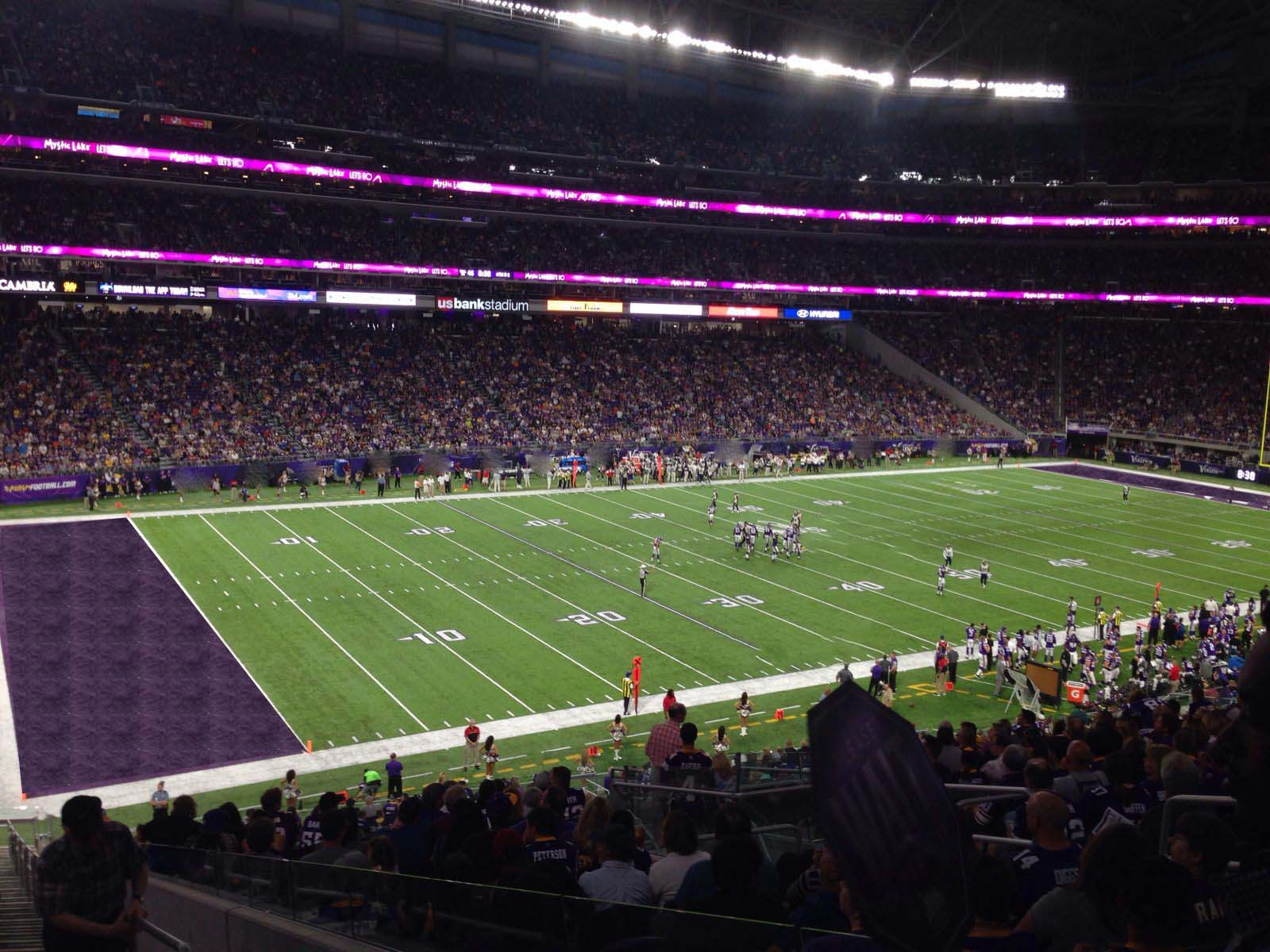 view from Section 136 