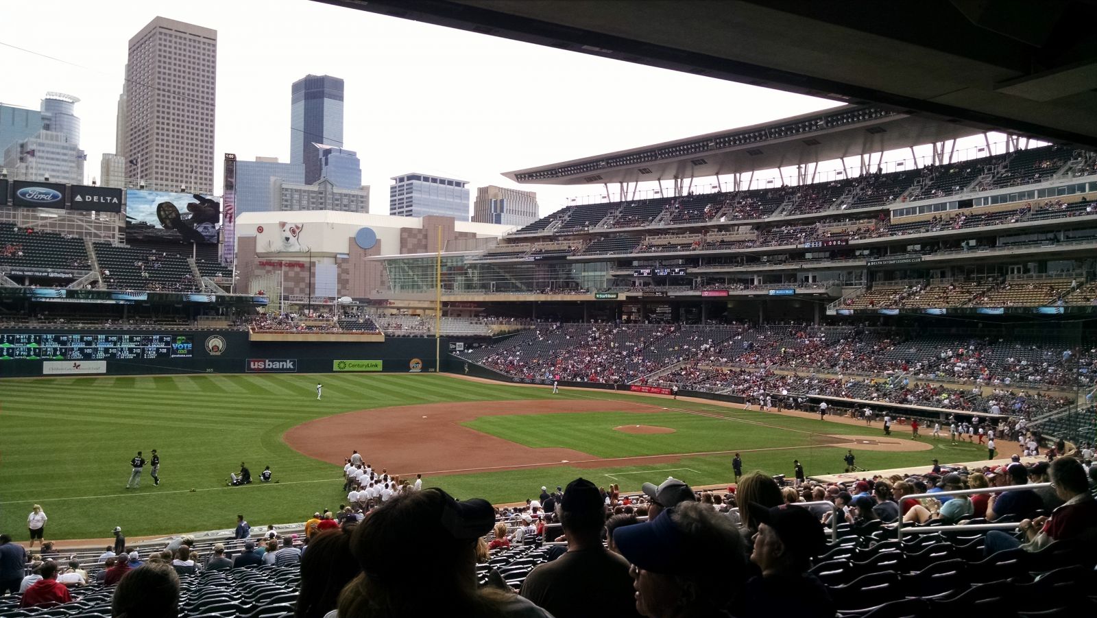 section 122, row 23 seat view  - target field