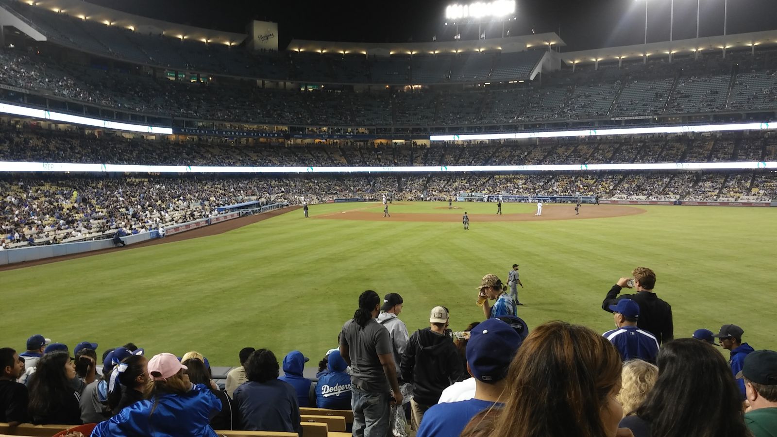 section 306 seat view  - dodger stadium