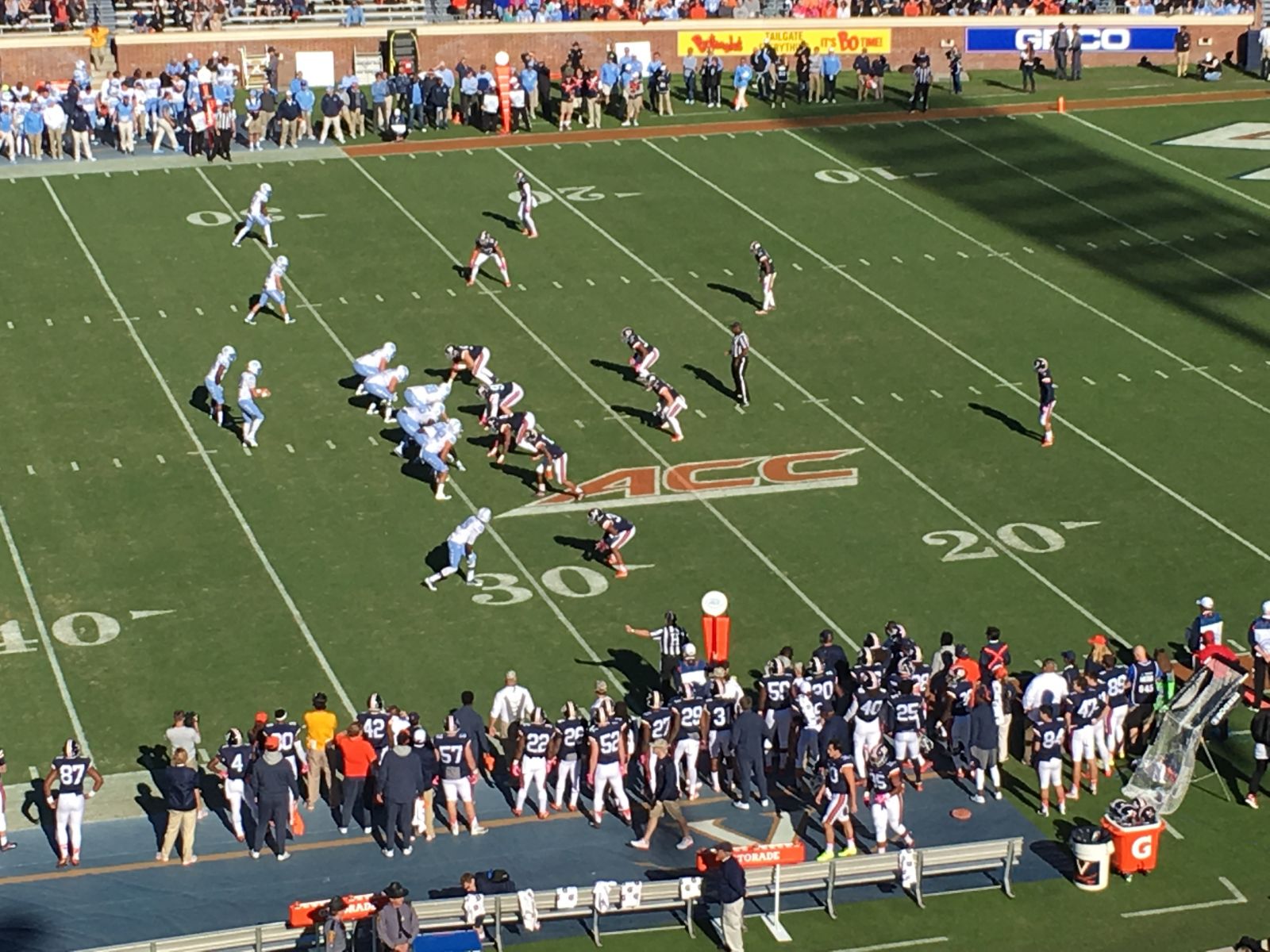 section 533, row d seat view  - scott stadium