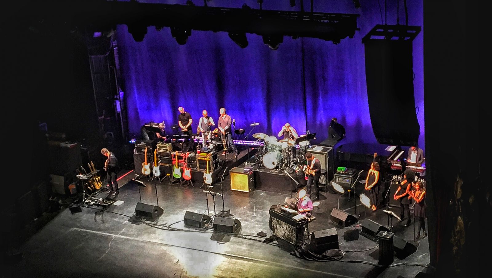 lower balcony 4, row d seat view  - beacon theatre