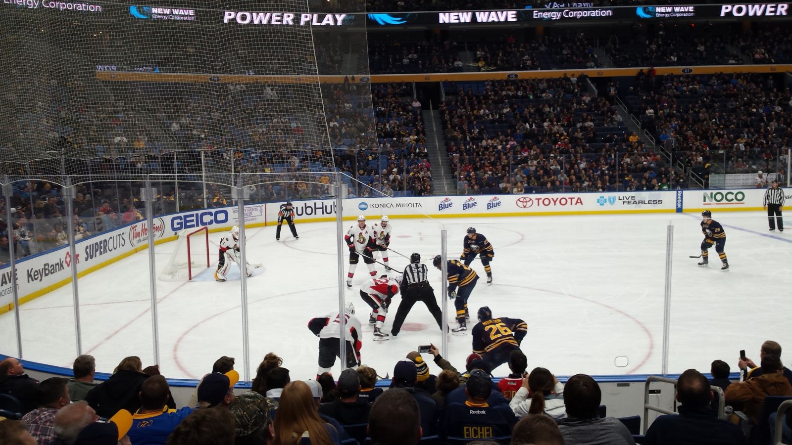 section 107, row 10 seat view  for hockey - keybank center