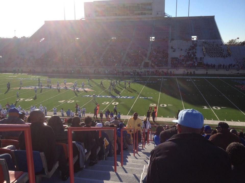 section 113, row t seat view  - independence stadium