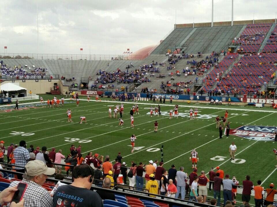 section 102, row m seat view  - independence stadium