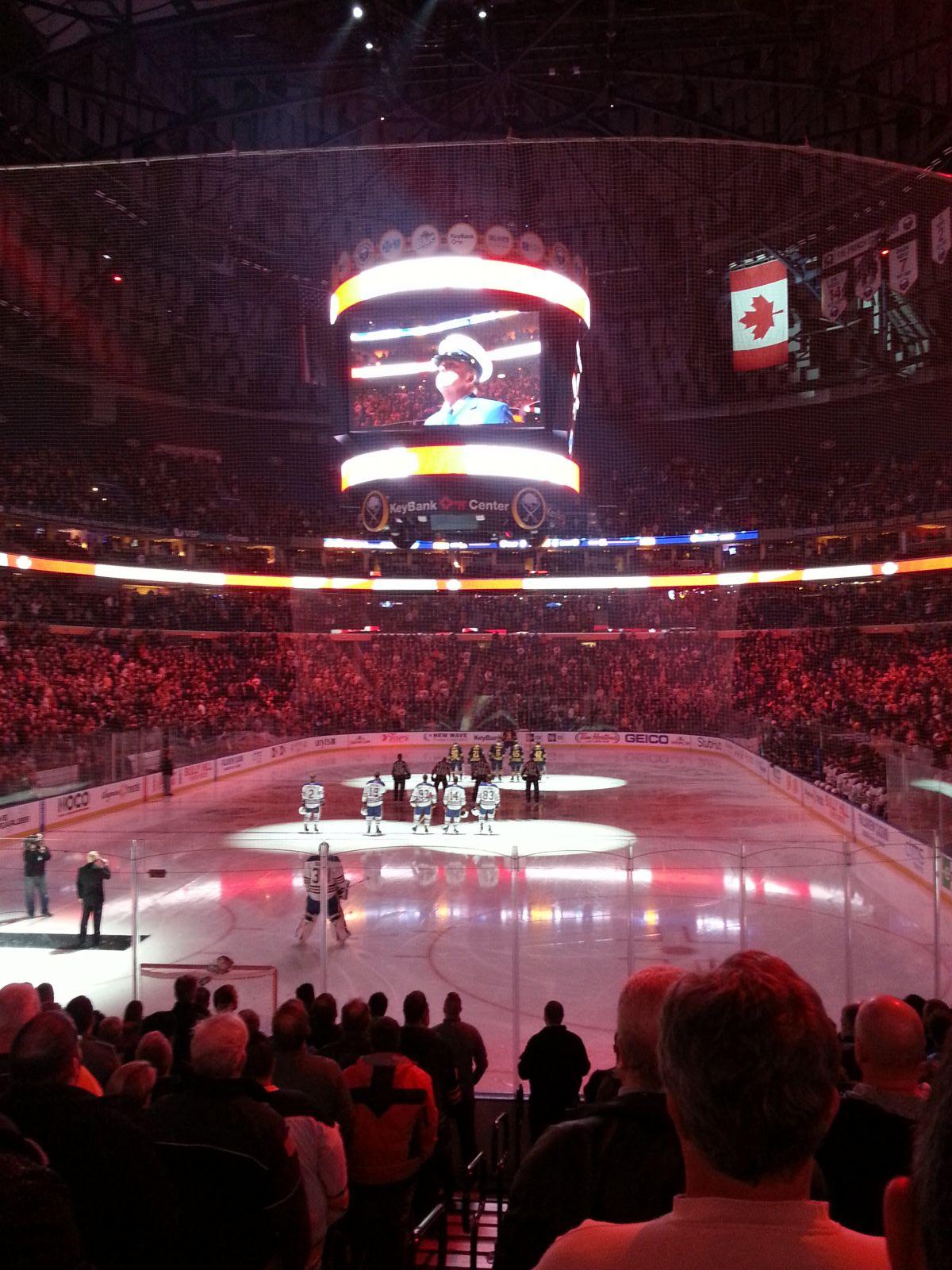 section 110, row 13 seat view  for hockey - keybank center