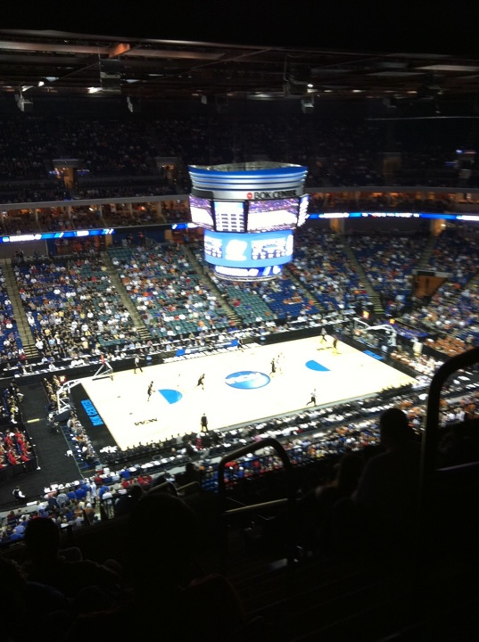 section 326, row s seat view  for basketball - bok center