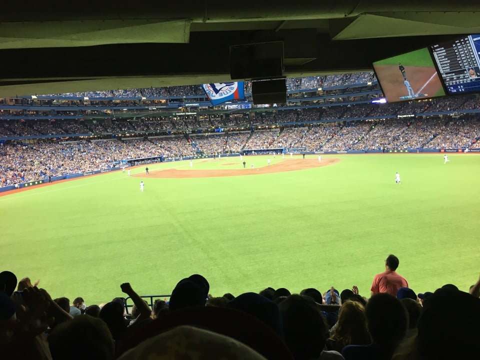 section 103b, row 12 seat view  for baseball - rogers centre