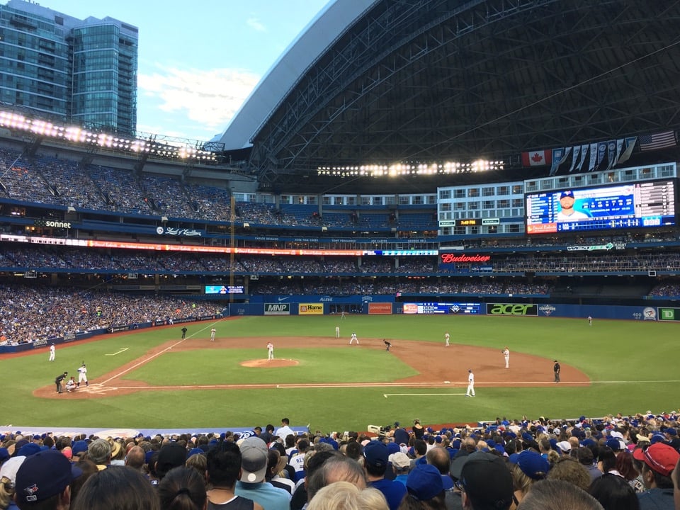 section 117, row 24 seat view  for baseball - rogers centre