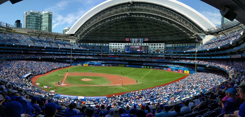 section 218, row 12 seat view  for baseball - rogers centre