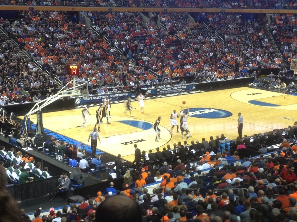 section 108 seat view  for basketball - keybank center