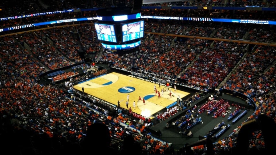 section 303 seat view  for basketball - keybank center