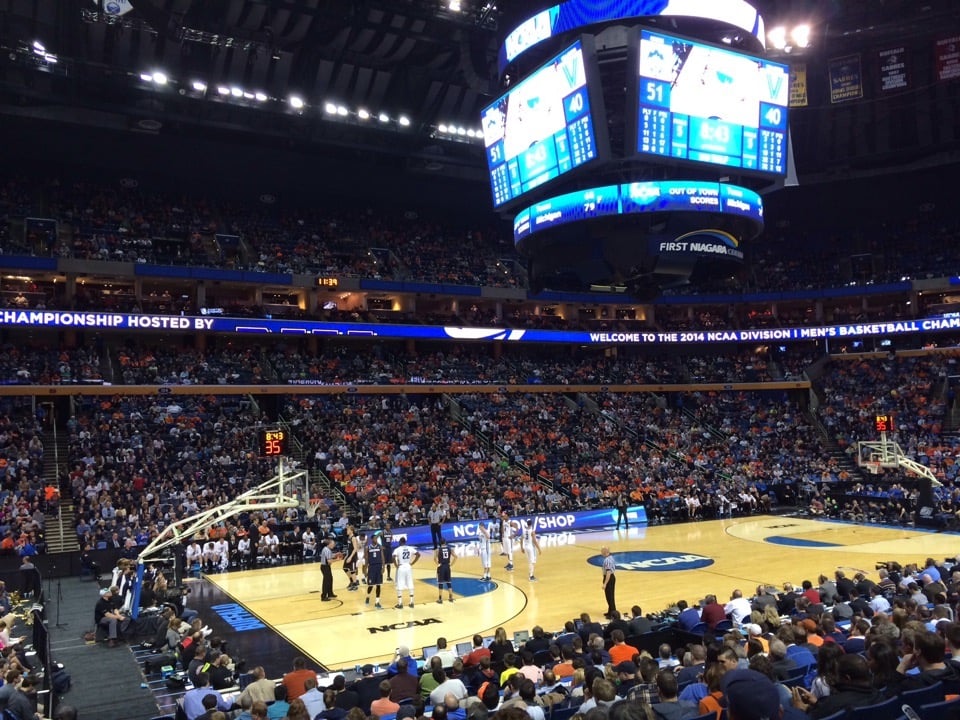 section 115 seat view  for basketball - keybank center