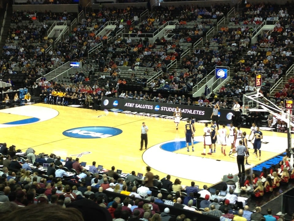 section 113 seat view for basketball - sap center