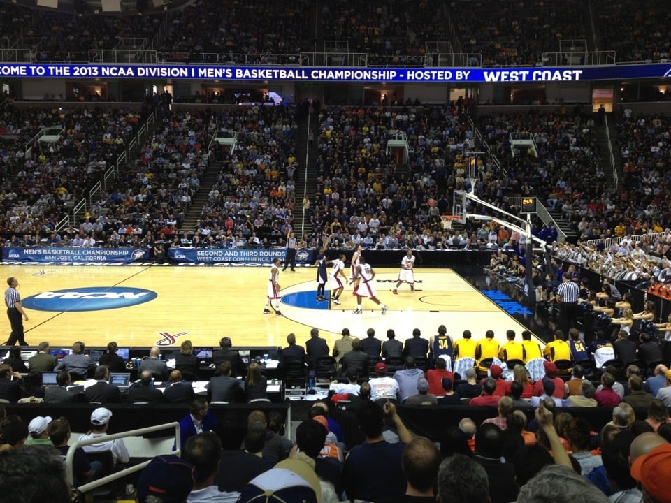 view from Section 128 