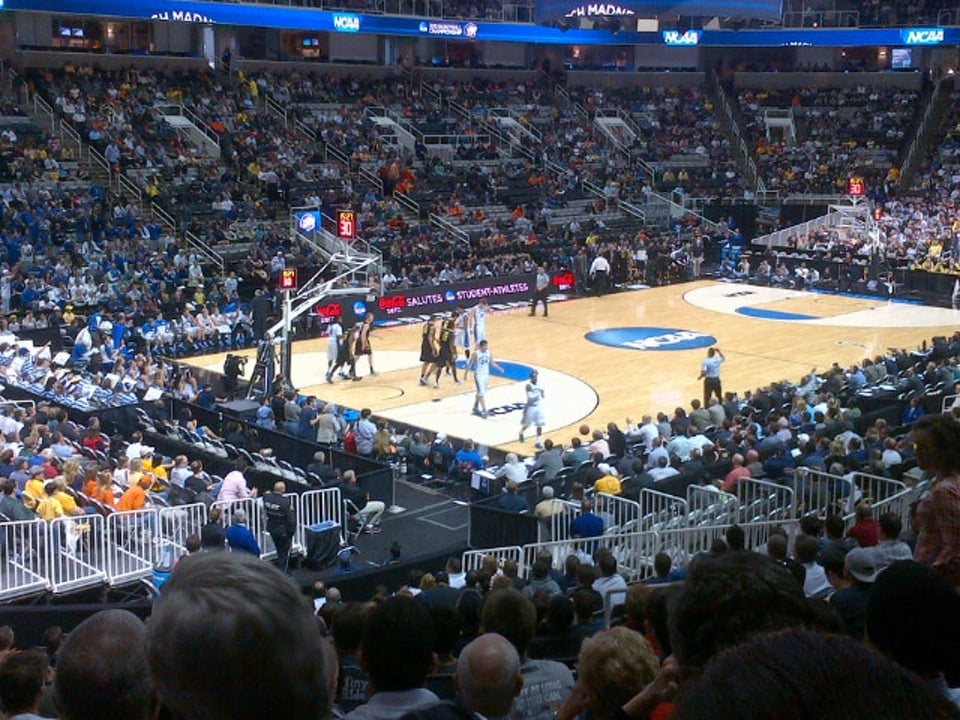 section 118 seat view  for basketball - sap center