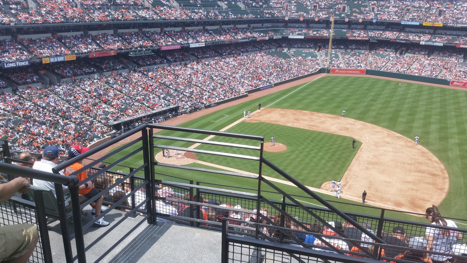 section 318, row 11 seat view  - oriole park