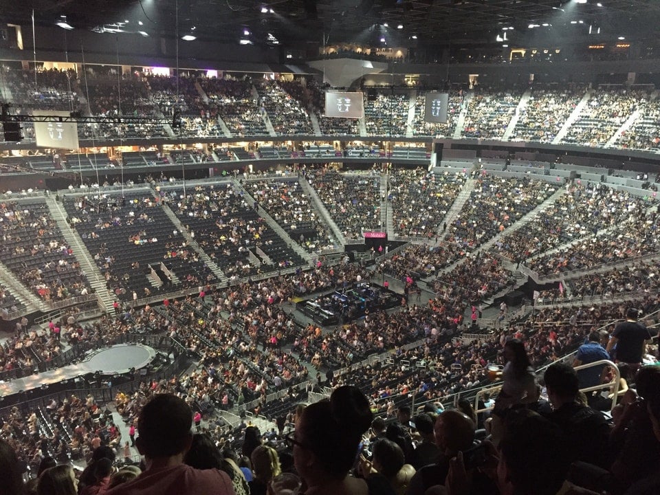 section 202 seat view  for concert - t-mobile arena