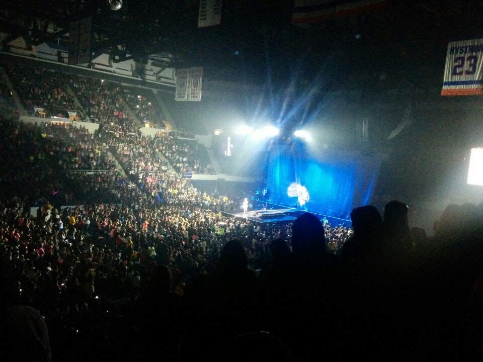 section 105 seat view  - nassau coliseum