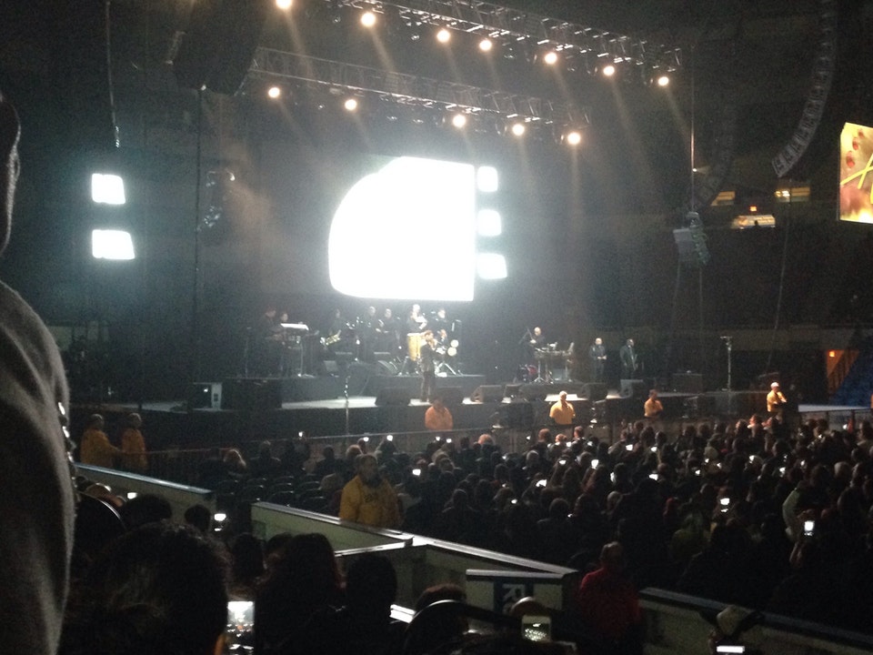 section 17, row 5 seat view  - nassau coliseum