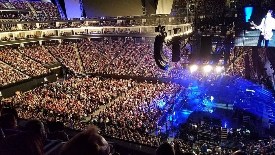section 203, row e seat view  for concert - golden 1 center
