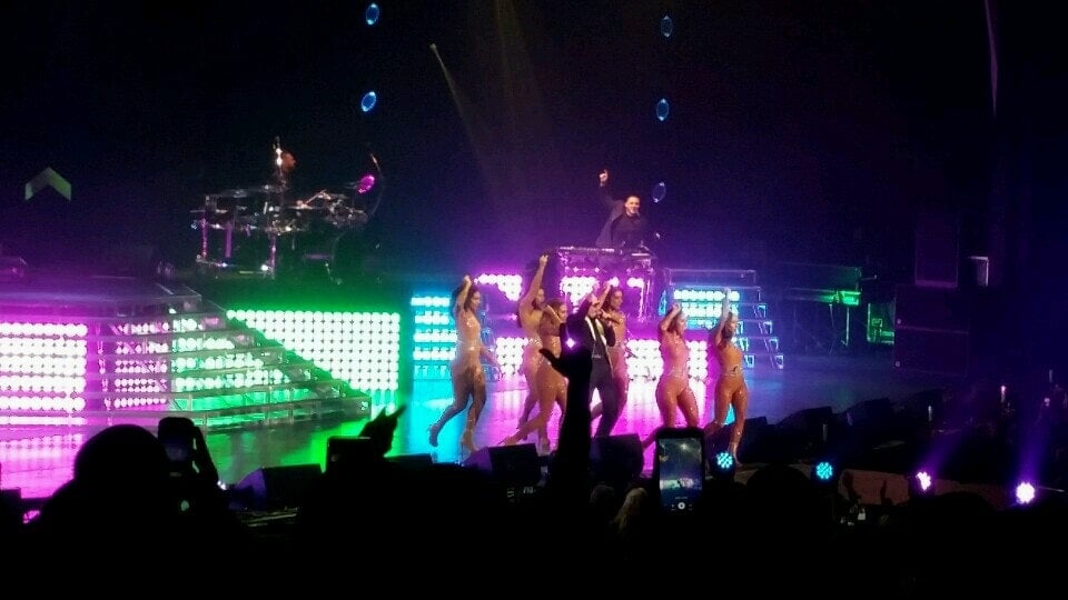 gold circle seat view  - ph live at planet hollywood