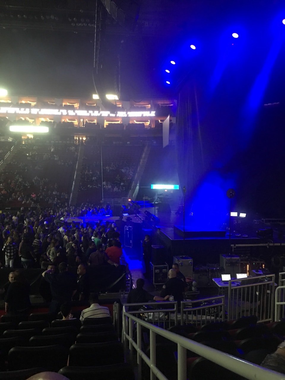 section 105, row 8 seat view  for concert - toyota center