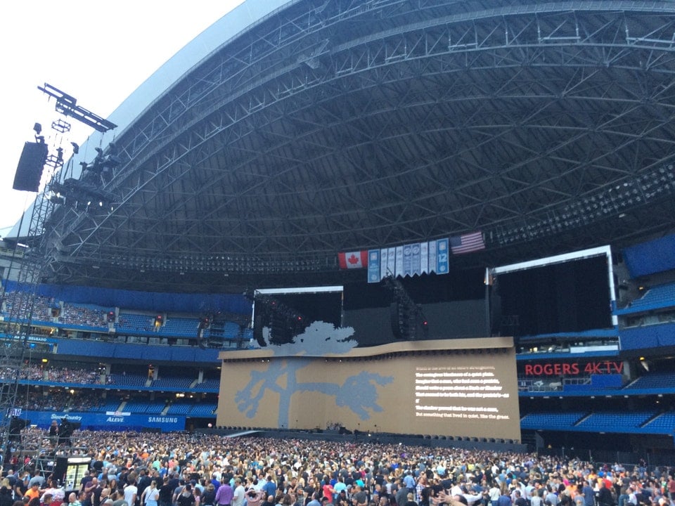 section 115 seat view  for concert - rogers centre