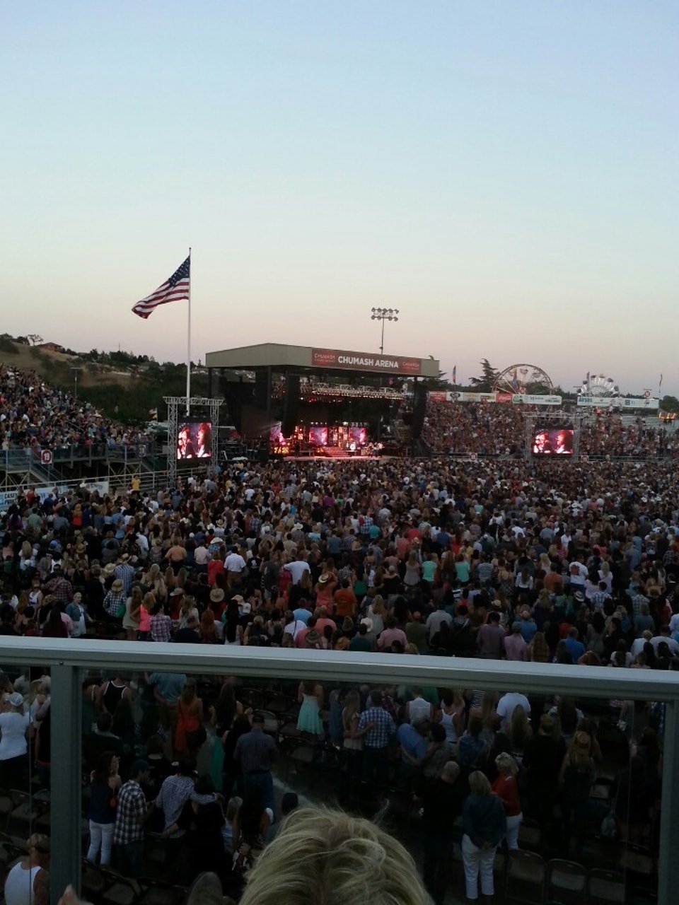 section 14 seat view  - california mid-state fair