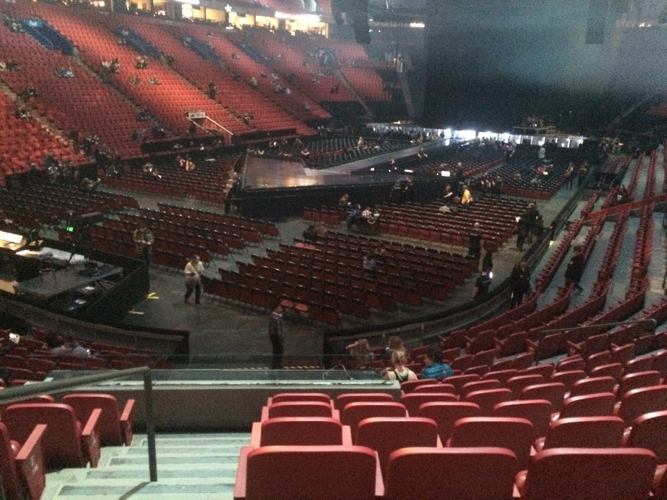 section 117, row g seat view  for concert - bell centre