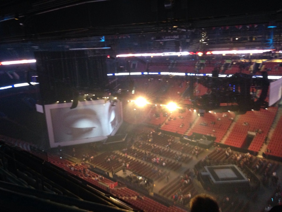 section 334 seat view  for concert - bell centre