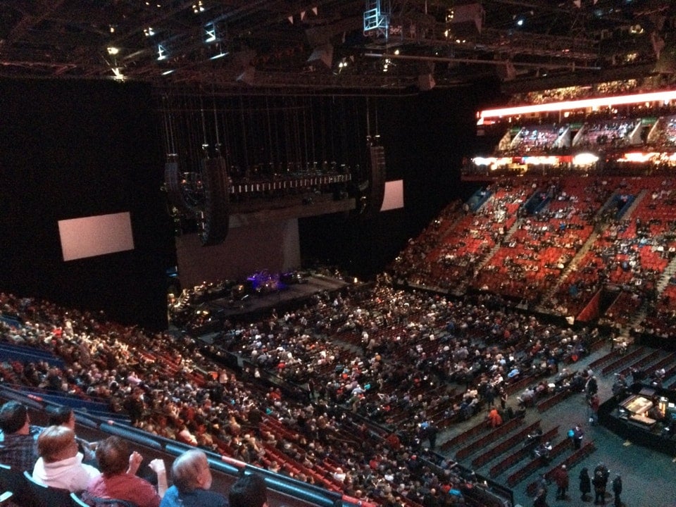 section 222 seat view  for concert - bell centre