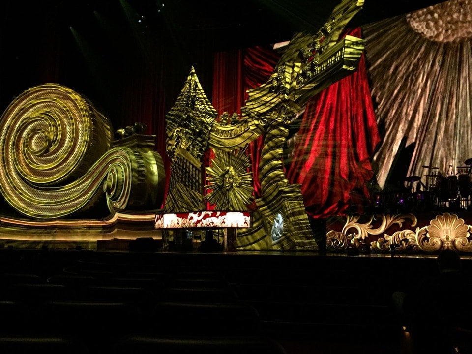 section 103, row g seat view  - the colosseum at caesars palace