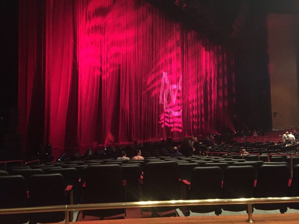 section 206, row a seat view  - the colosseum at caesars palace