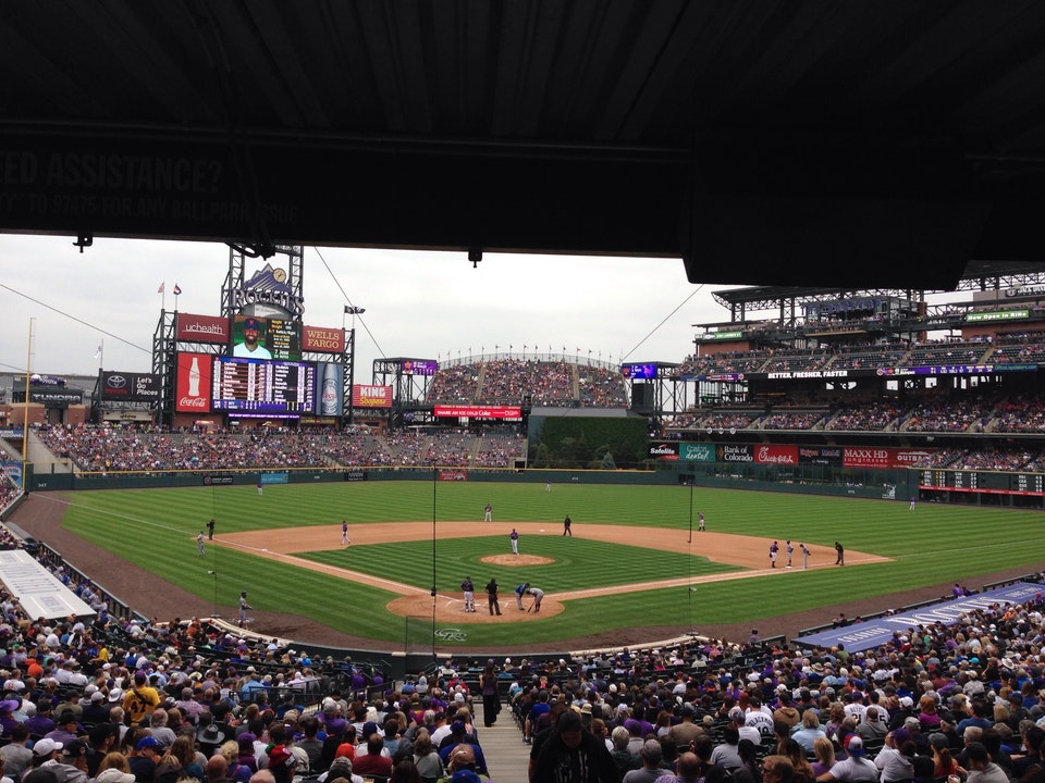 view from Section 130 