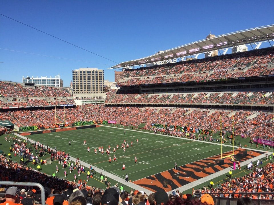 Cincinnati Paul Brown Stadium Seating Chart