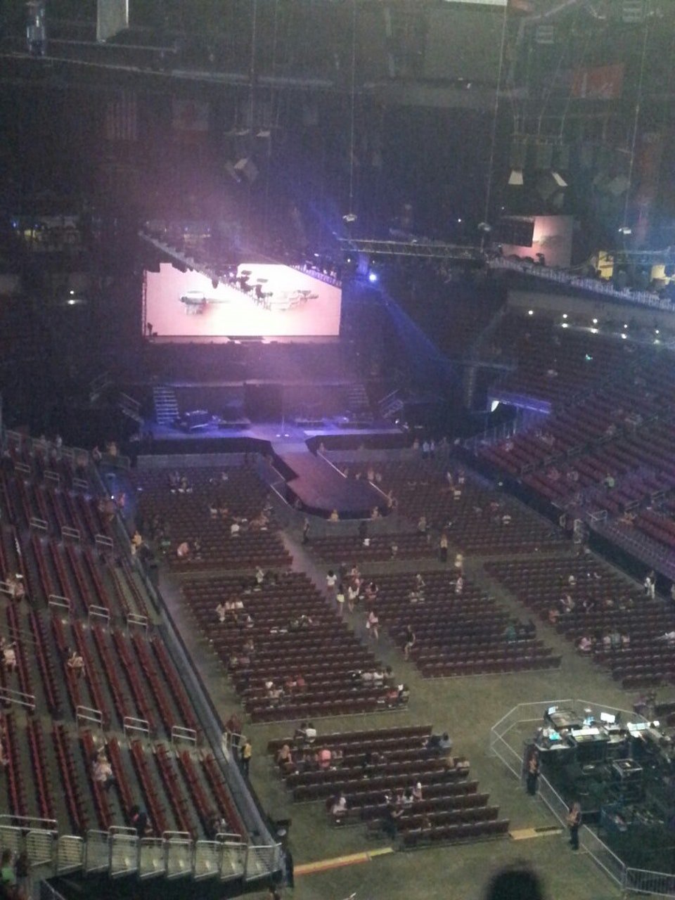 section 314 seat view  for concert - iowa events center