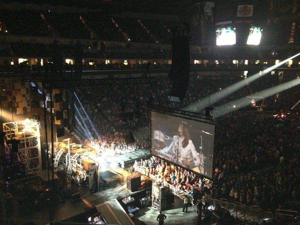 section 222 seat view  for concert - wells fargo arena