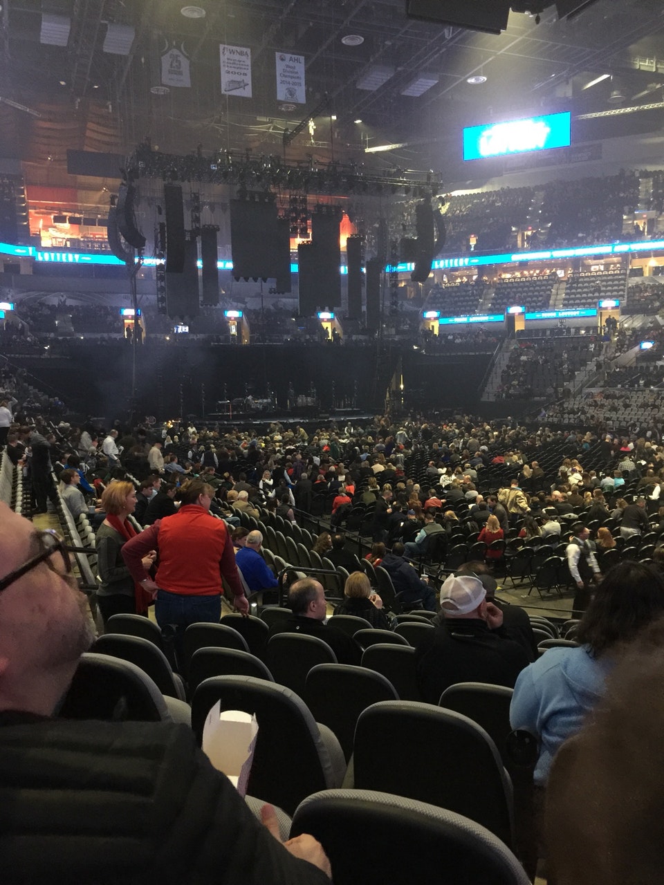 Section 104 at AT&T Center for Concerts