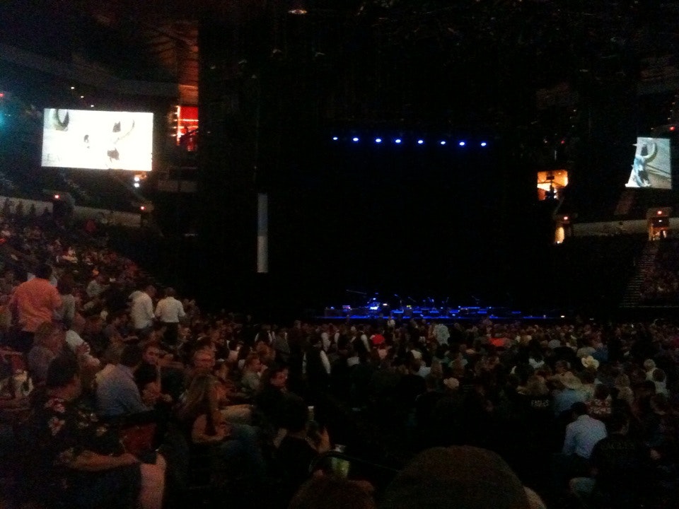 section 6 seat view  for concert - frost bank center