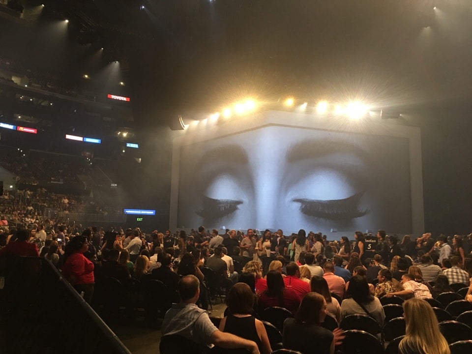 floor 4 seat view  for concert - crypto.com arena